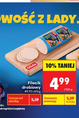 Filecik drobiowy Duda promocja w Biedronka