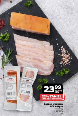 Boczek wędzony Morliny promocja w Netto