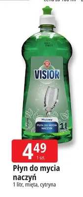 Płyn do mycia naczyń cytryna Visior promocja w Leclerc