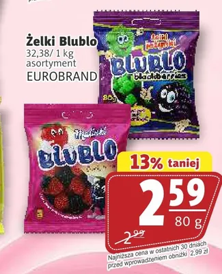 Żelki Blublo blackberries promocja w Prim Market