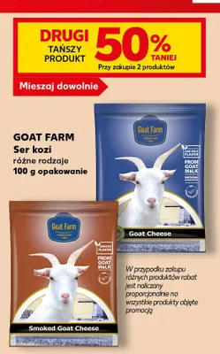 Ser kozi wędzony Goat Farm promocja w Kaufland