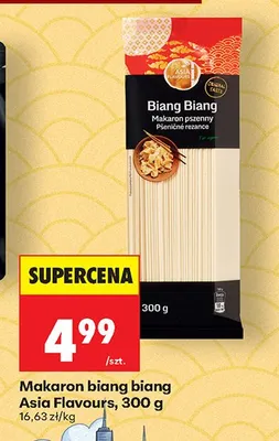 Makaron biang biang Asia Flavours promocja w Biedronka