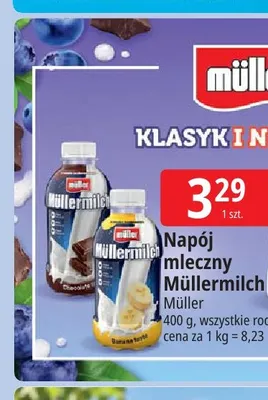 Napój mleczny Müllermilch Müller promocja w Leclerc