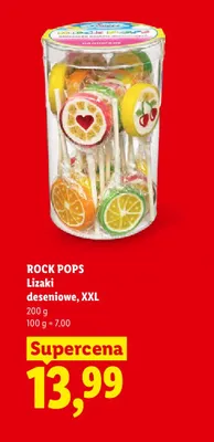 Lizaki deseniowe XXL Rock Pops promocja w Lidl