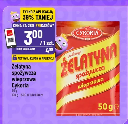 Żelatyna spożywcza wieprzowa Cykoria promocja w POLOmarket