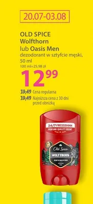 Dezodorant w sztyfcie męski Old Spice Wolfthorn promocja w Hebe