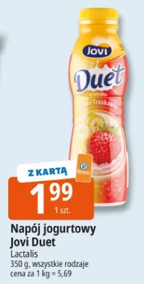 Napój jogurtowy Duet promocja w Leclerc