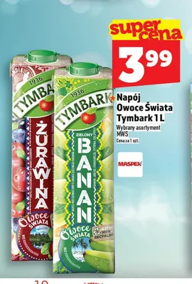Napój Owoce Świata Tymbark promocja w TOPAZ
