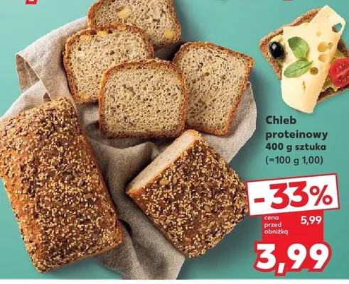 Chleb proteinowy promocja w Kaufland