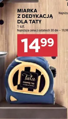 Miarka z dedykacją dla taty promocja w Stokrotka