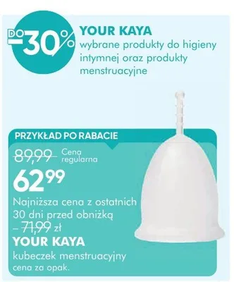 Kubeczek menstruacyjny cena za opak. promocja w Super-Pharm