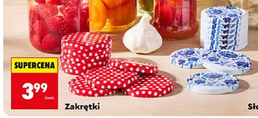 Zakrętki do słoików promocja w Biedronka