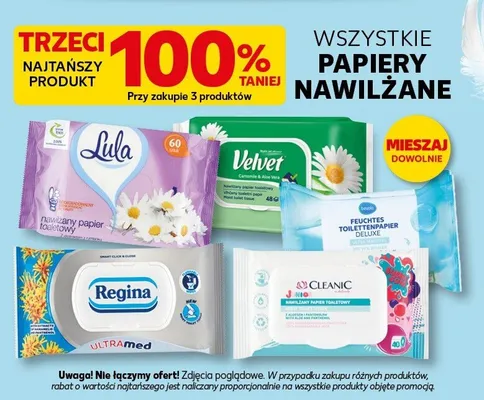 Papier toaletowy nawilżany promocja w Kaufland