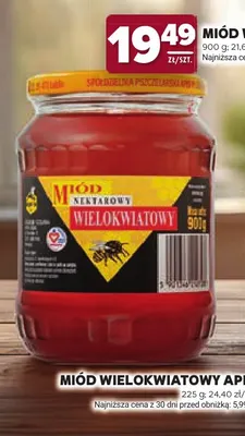 Miód wielokwiatowy Apis promocja w Stokrotka