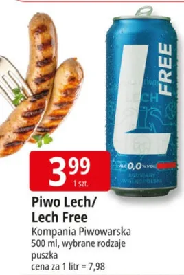 Piwo Lech promocja w Leclerc