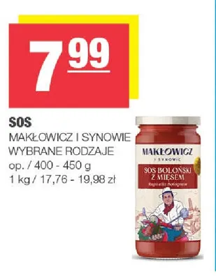 Sos Makłowicz i Synowie promocja w SPAR