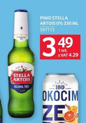 Piwo bezalkoholowe Stella Artois promocja w Selgros