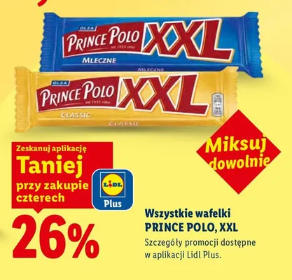 Wszystkie wafelki XXL promocja w Lidl
