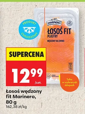 Łosoś wędzony fit Marinero promocja w Biedronka