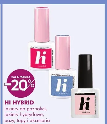 Lakiery do paznokci hi hybrid promocja w Super-Pharm