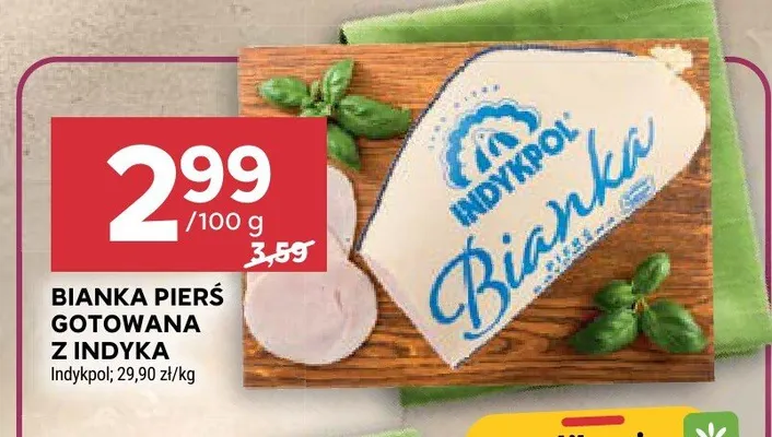 Pierś gotowana z indyka Indykpol Bianka promocja w Stokrotka