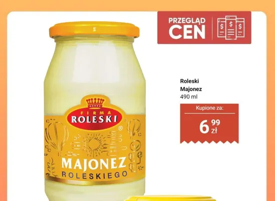 Majonez Roleskiego Roleski promocja w Dino