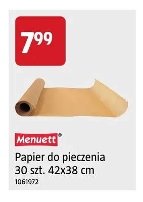 Papier do pieczenia 42x38 cm Menuett promocja w Jula