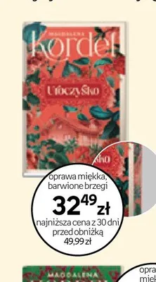 Książka Uroczysko Magdalena Kordel oprawa miękka, barwione brzegi promocja w Empik