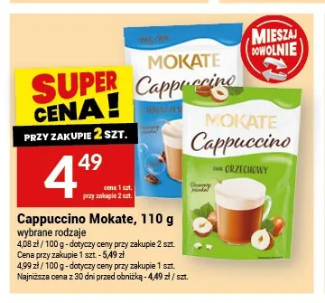 Cappuccino Mokate promocja w Twój Market