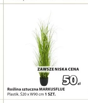 Roślina sztuczna Markusflue promocja w Jysk
