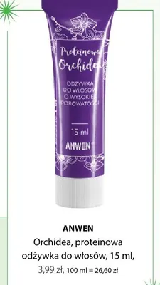 Proteinowa odżywka do włosów Orchidea Anwen promocja w Hebe