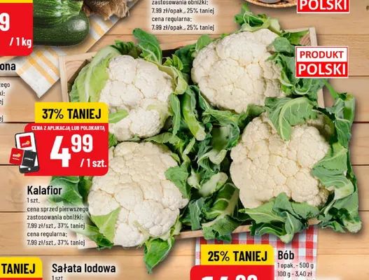 Kalafior polski promocja w POLOmarket