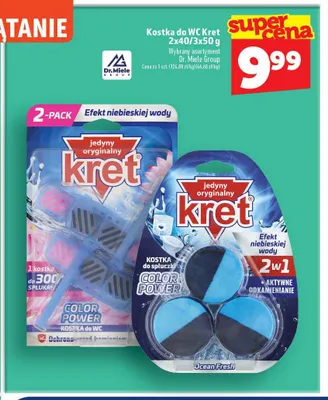 Kostka do WC Kret 2-pak 40 g promocja w TOPAZ