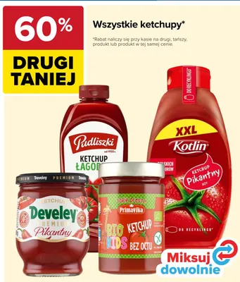 Ketchup pikantny XXL Kotlin promocja w Carrefour