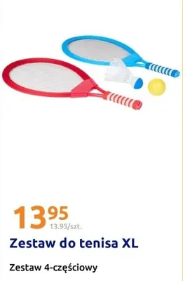 Zestaw do tenisa XL promocja w Action