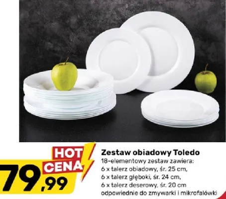 Zestaw obiadowy promocja w Bricomarche