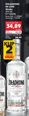 Wódka 40% alk. De Luxe 0,7 l promocja w Kaufland