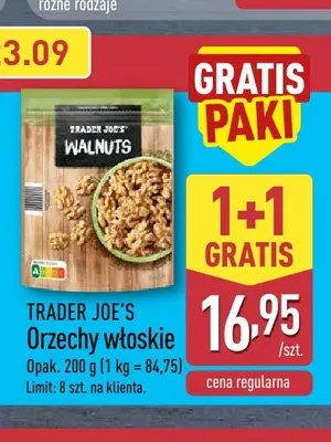 Orzechy włoskie Trader Joe's promocja w Aldi