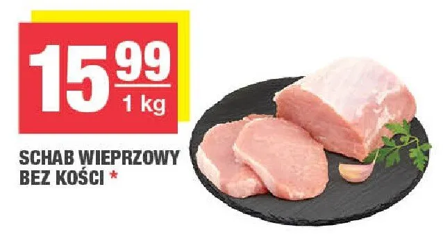 Schab wieprzowy bez kości promocja w SPAR