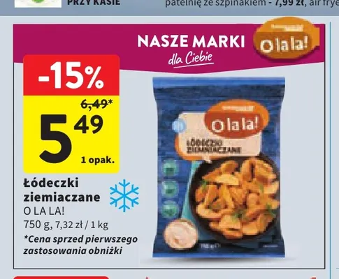 Łódeczki ziemniaczane O La La! promocja w Intermarche