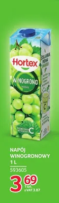 Napój winogronowy Hortex promocja w Selgros