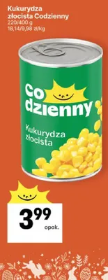 Kukurydza złocista promocja w Delikatesy Centrum