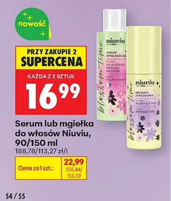 Mgiełka do włosów Niuviu promocja w Biedronka