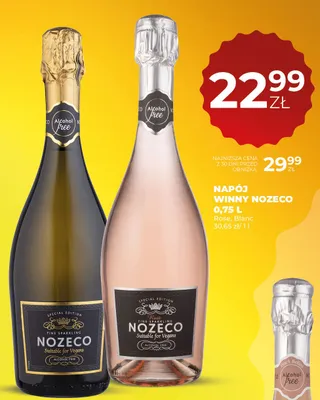 Napój winny Nozeco Blanc promocja w Duży Ben