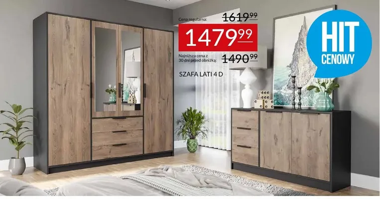 Szafa Lati 4D promocja w Abra Meble
