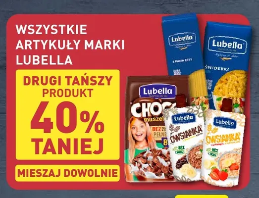Artykuły marki Lubella promocja w Aldi