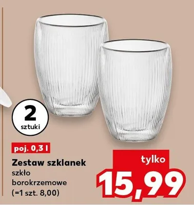 Zestaw szklanek promocja w Kaufland