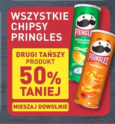Chipsy Pringles Sour Cream & Onion promocja w Aldi
