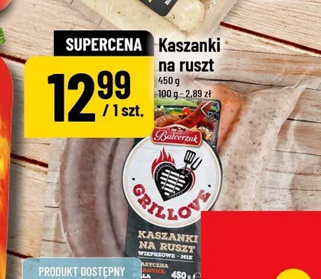 Kaszanki na ruszt Balcerzak promocja w POLOmarket