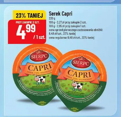 Serek typu włoskiego Capri Sierpc promocja w POLOmarket